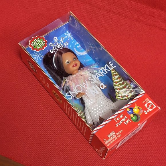 Kelly Doll Barbie Snow Sparkle Nia Doll Ornament Mattel 2003 - Picture 13 of 13